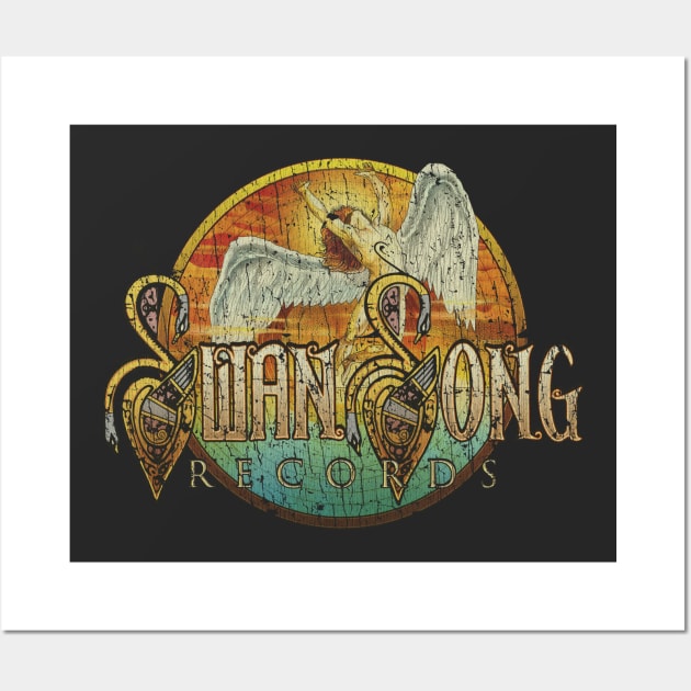 Swan Song Records 1974 Wall Art by JCD666
